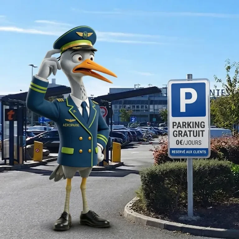 Parking aeroport nantes gratuit